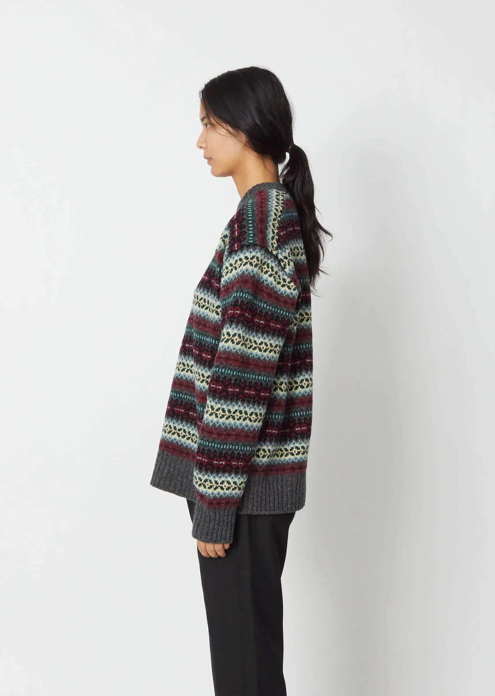 Fair Isle Wool Sweater