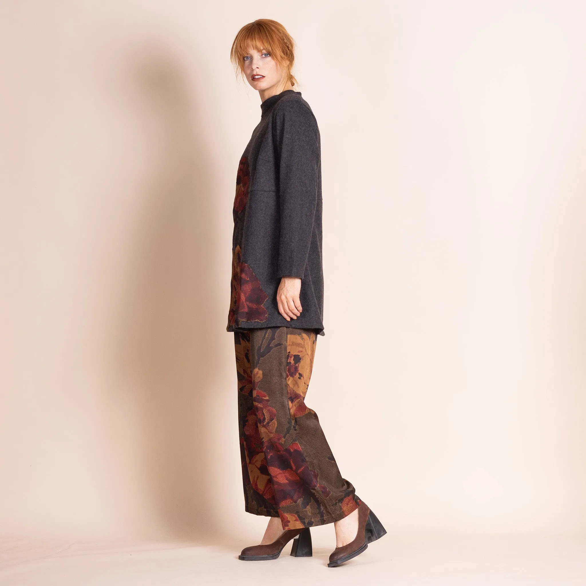 felt damask roses anna jumper
