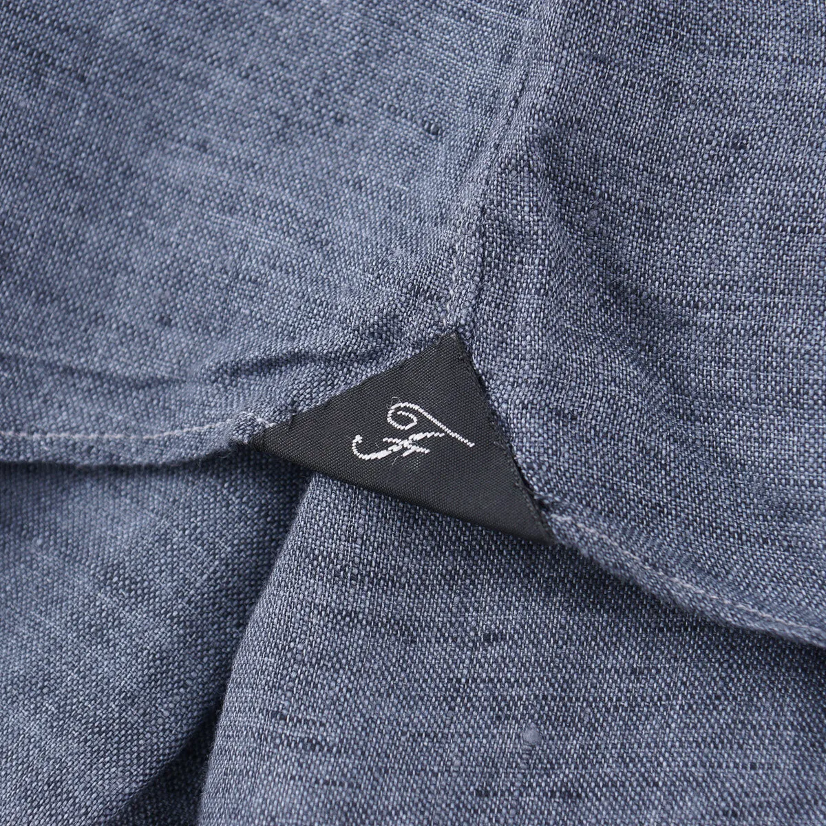 Finamore Slim-Fit Linen Dress Shirt