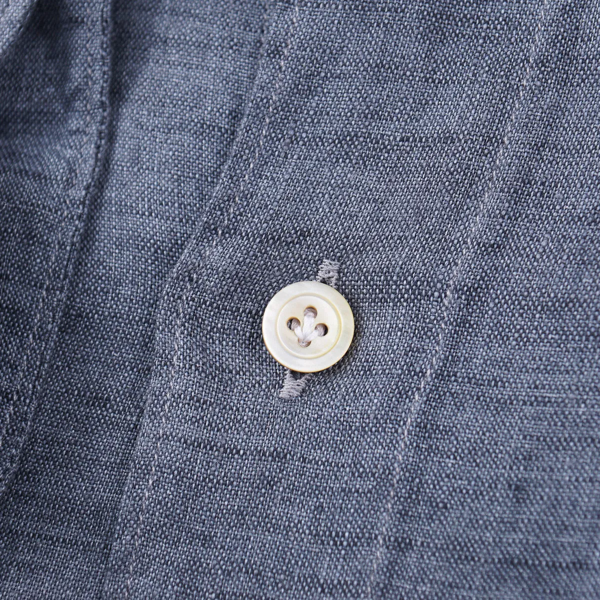 Finamore Slim-Fit Linen Dress Shirt