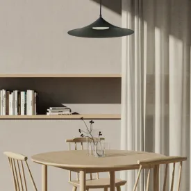 Flat Black Pendant Light