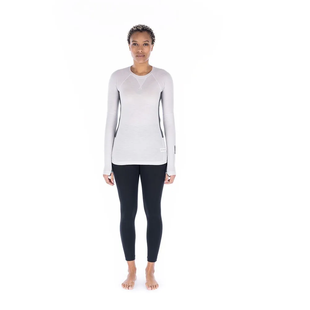 Flatiron 185 Crew Top - Moonbeam/Ash