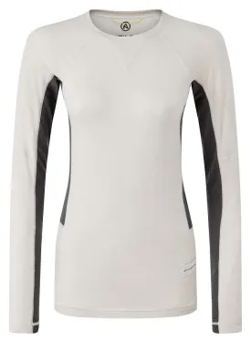 Flatiron 185 Crew Top - Moonbeam/Ash