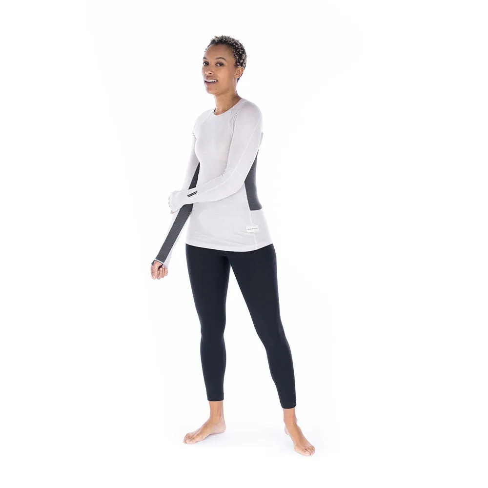 Flatiron 185 Crew Top - Moonbeam/Ash
