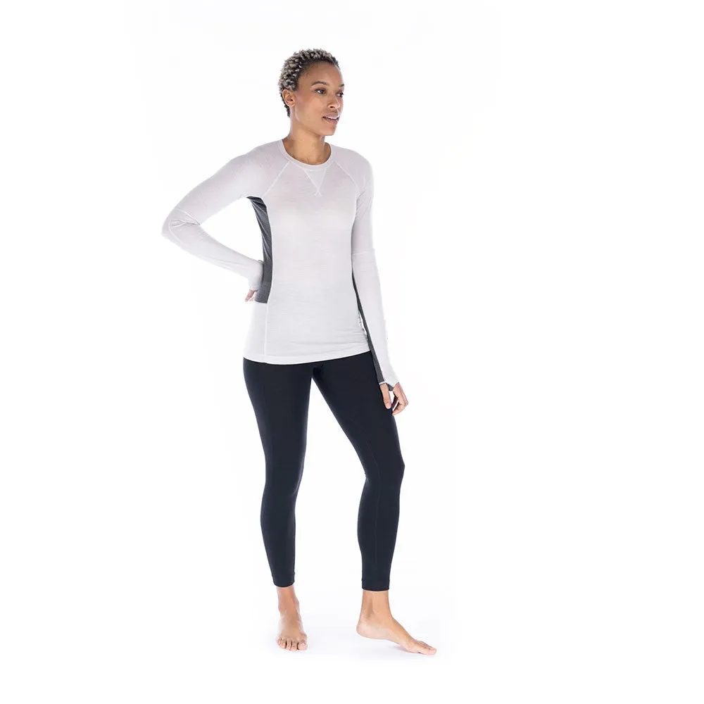 Flatiron 185 Crew Top - Moonbeam/Ash