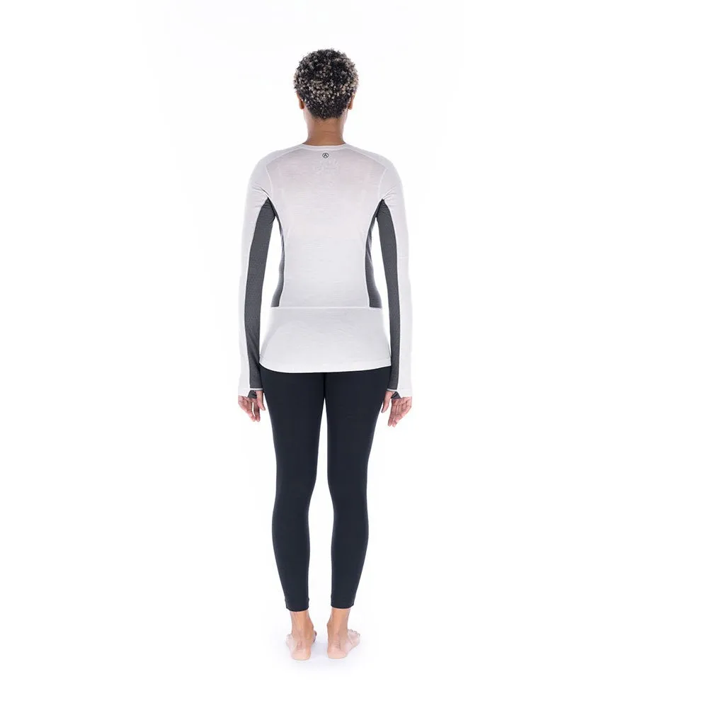 Flatiron 185 Crew Top - Moonbeam/Ash