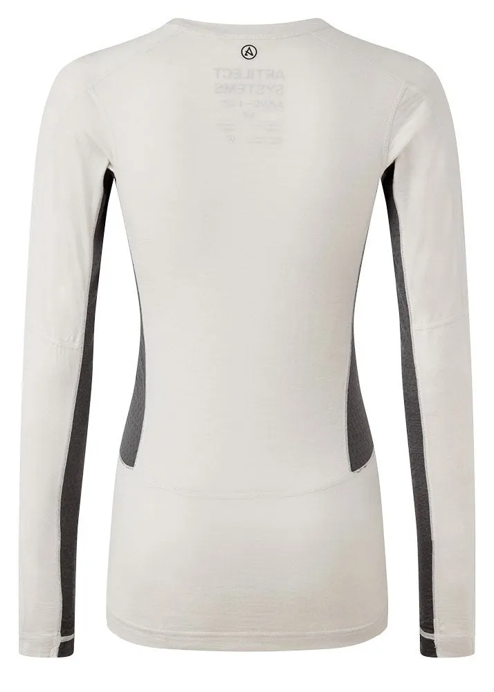 Flatiron 185 Crew Top - Moonbeam/Ash