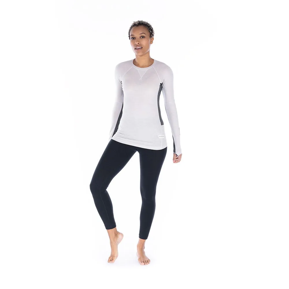 Flatiron 185 Crew Top - Moonbeam/Ash
