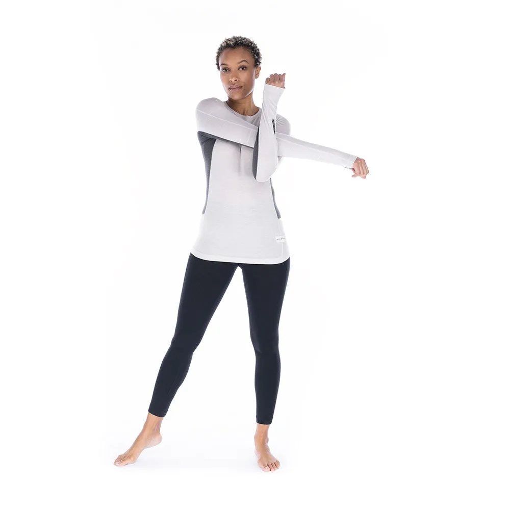 Flatiron 185 Crew Top - Moonbeam/Ash