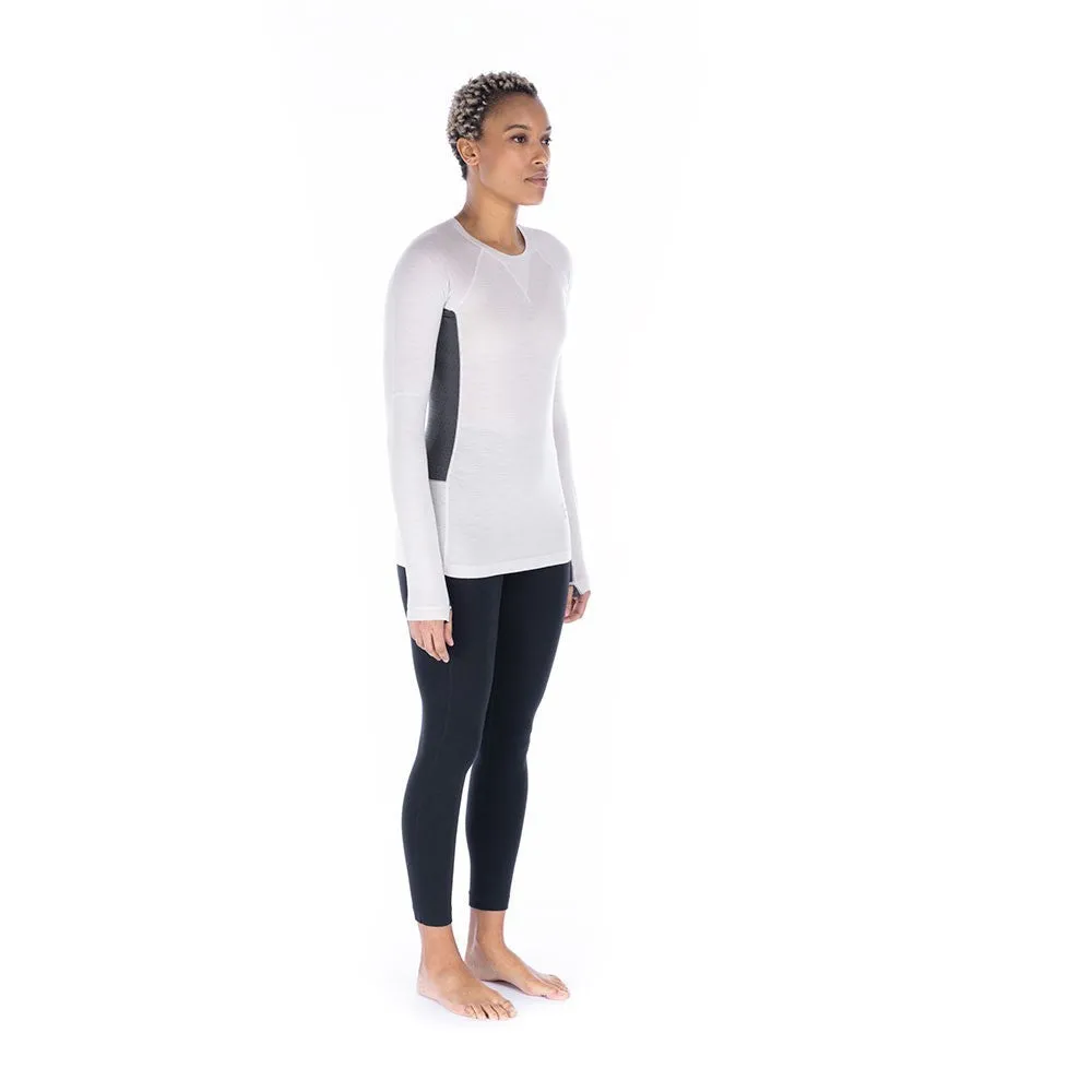 Flatiron 185 Crew Top - Moonbeam/Ash