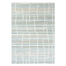 Florence Broadhurst Turtle Shell Striped Rug - Jade
