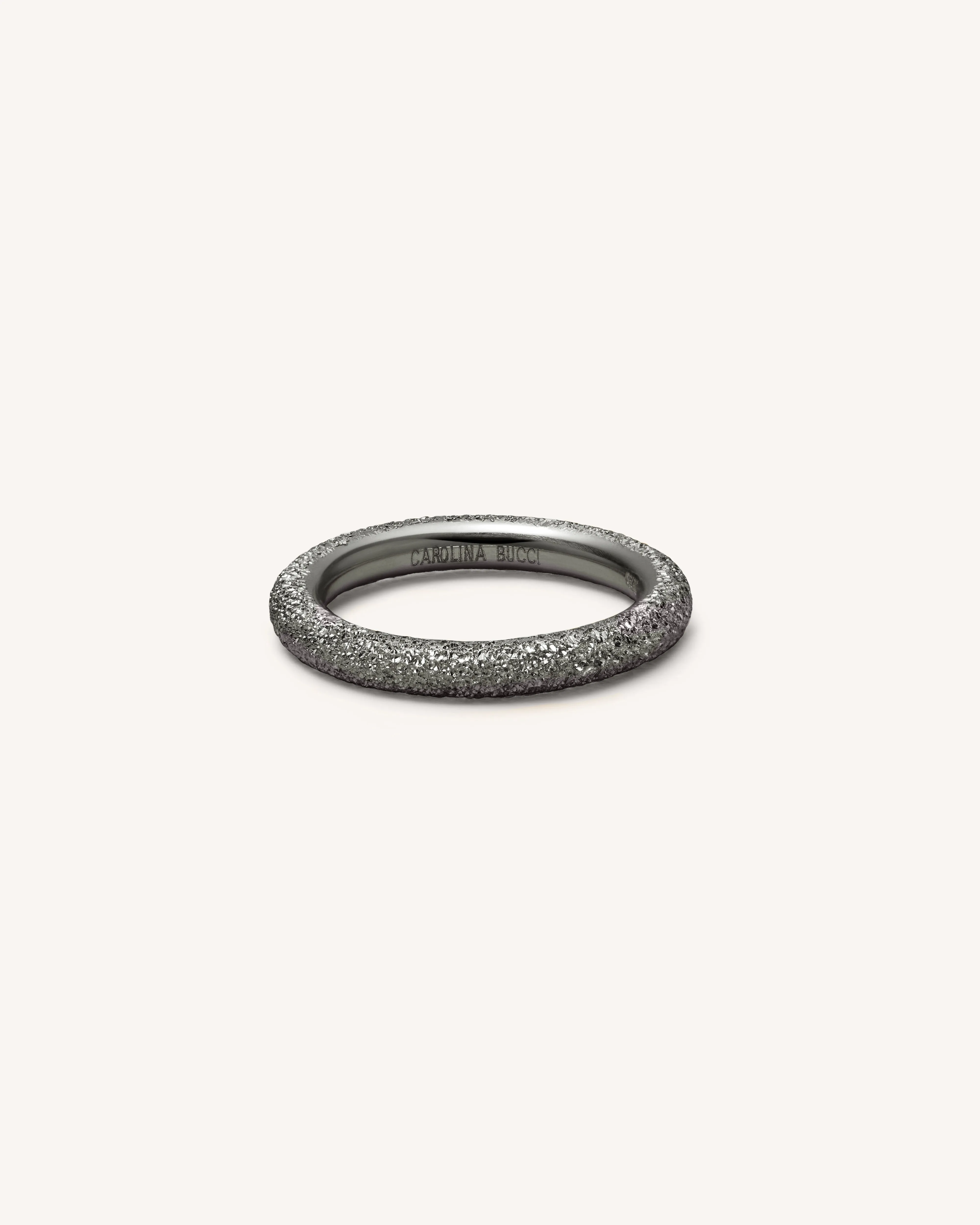 Florentine Finish Thick Ring
