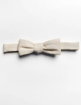 Formal Bowtie in Ivory Hopsack