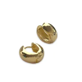 Gold Filled Thick Huggies