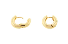 Gold Thick Huggie Earrings