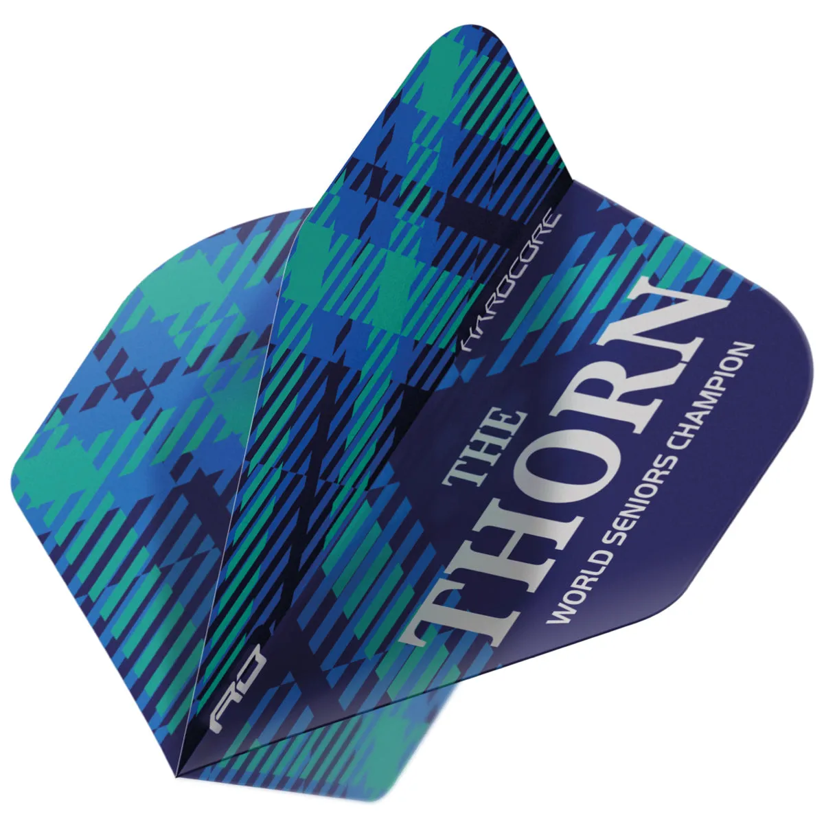 Hardcore Rob Thornton World Seniors Blue Standard Dart Flights by Red Dragon