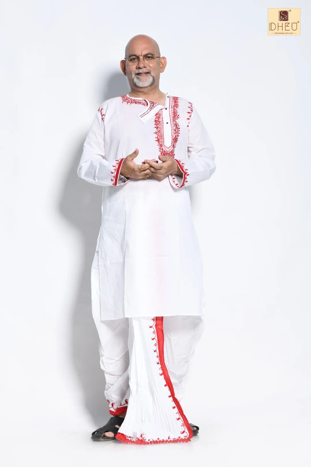 Harishchandra- Dheu Designer Kurta-Dhoti(Optional)Set