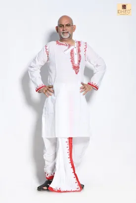Harishchandra- Dheu Designer Kurta-Dhoti(Optional)Set