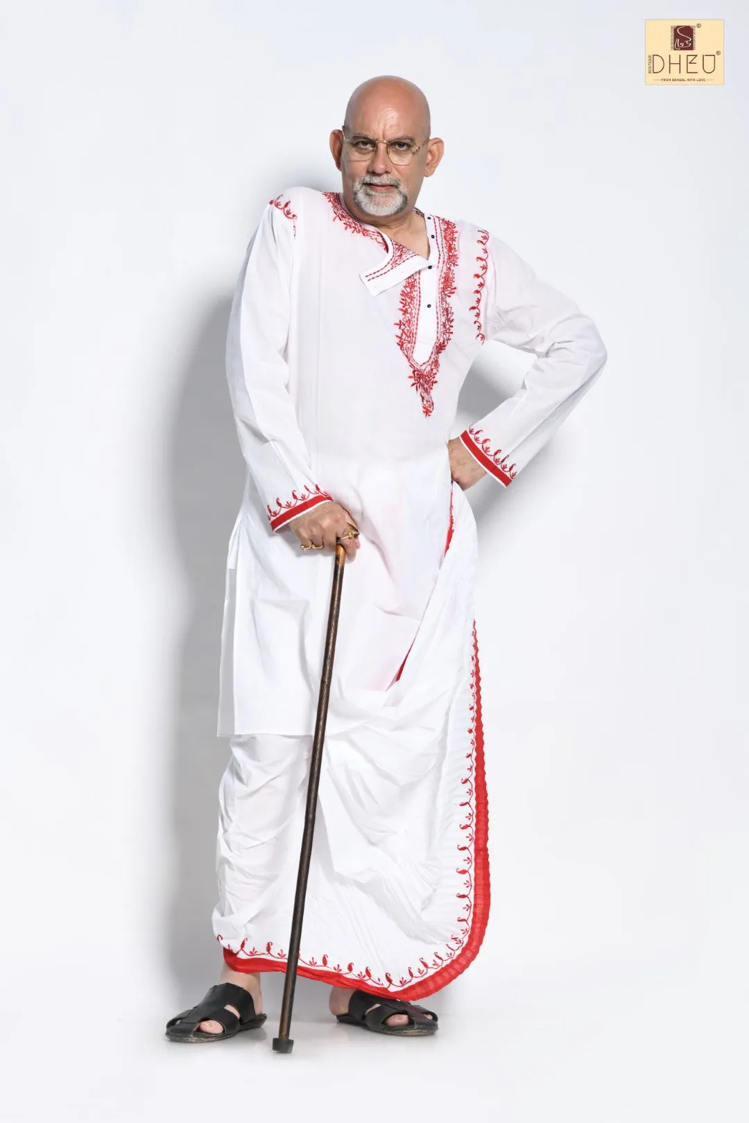 Harishchandra- Dheu Designer Kurta-Dhoti(Optional)Set