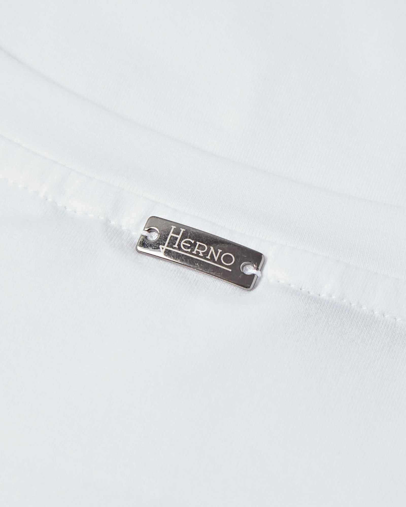 Herno Superfine Short Sleeve Stretch T-shirt (White)