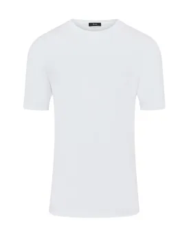 Herno Superfine Short Sleeve Stretch T-shirt (White)