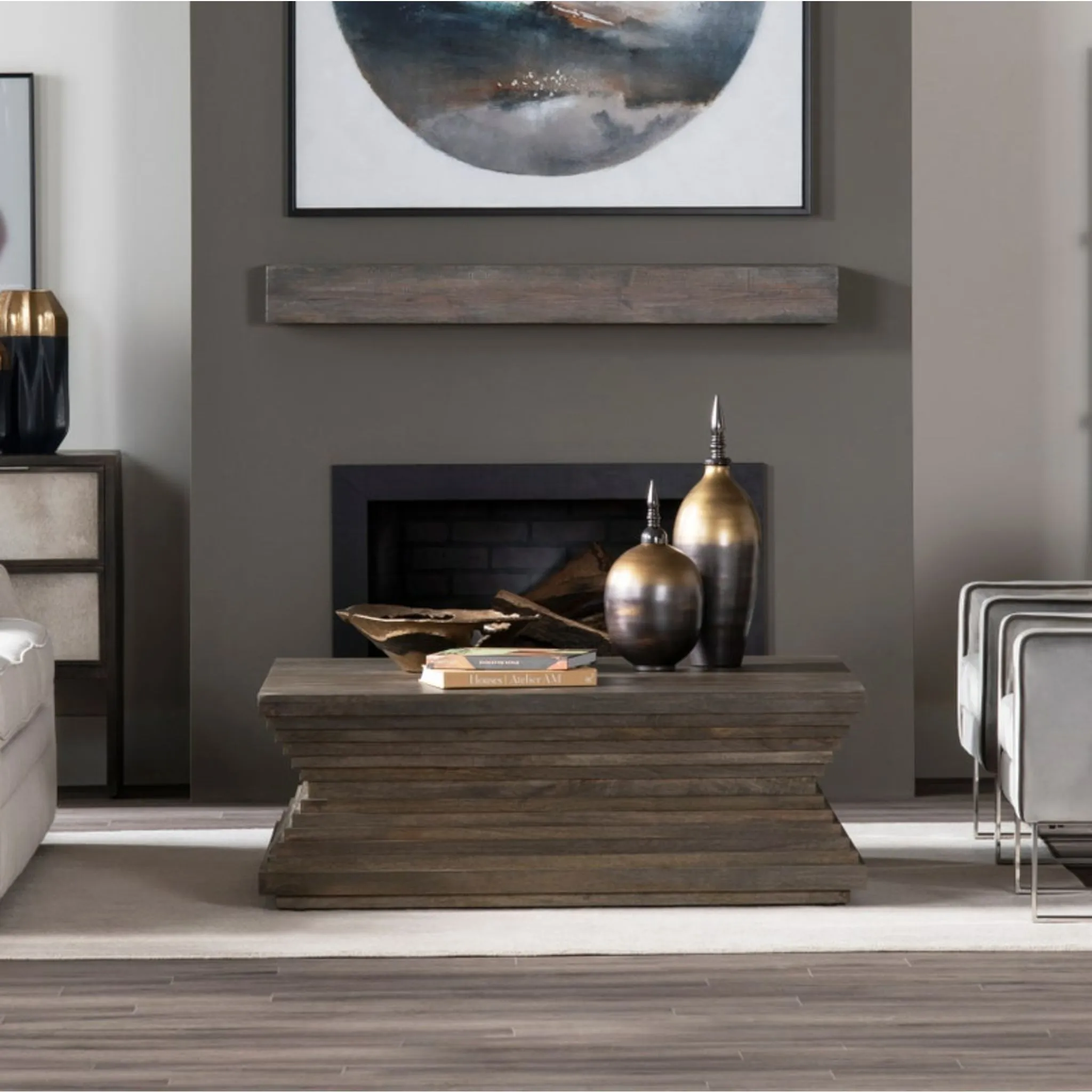 Highland Park Coffee Table - Brown