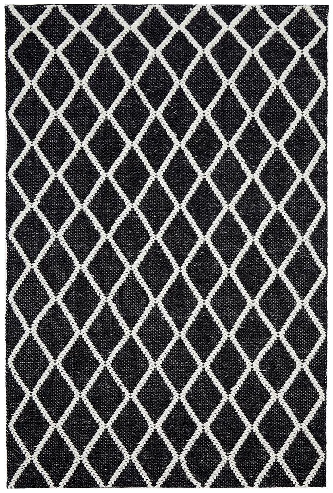 Hugh Black Rug
