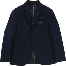 Hugo Boss Boys Navy Cotton Suit 171  J26297/J24503