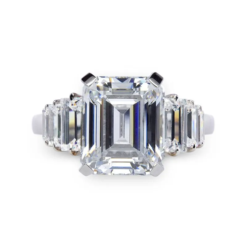 Isla Ring White Gold Plated