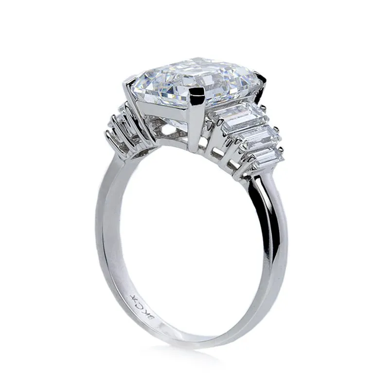 Isla Ring White Gold Plated