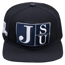 JACKSON STATE UNIVERSITY CLASSIC UNISEX STACKED LOGO WOOL SNAPBACK (BLACK)