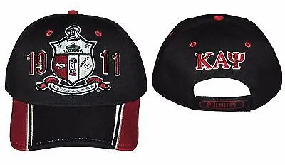 Kappa Alpha Psi Cap - Two Stripes Black