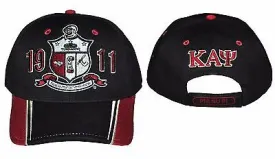 Kappa Alpha Psi Cap - Two Stripes Black