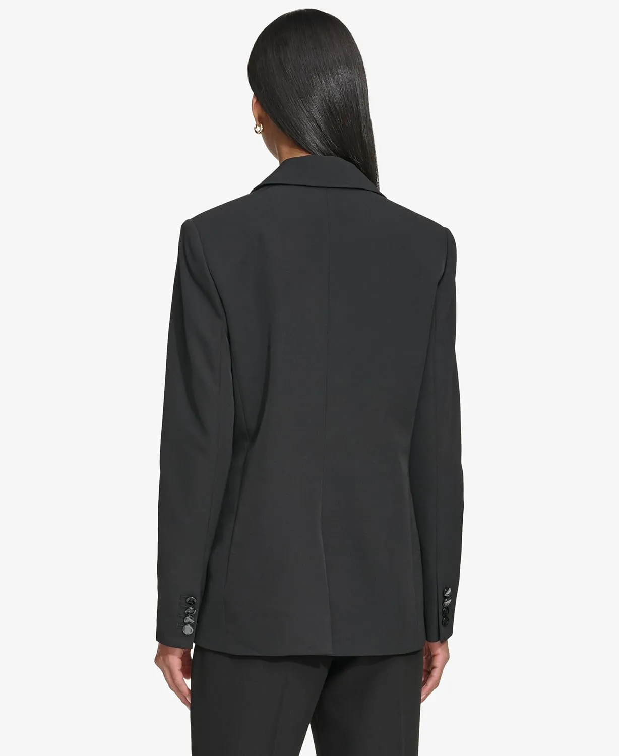 KARL LAGERFELD Women's Classic Double Breasted Suit Blazer