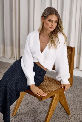 Kaya Knit Jumper | White
