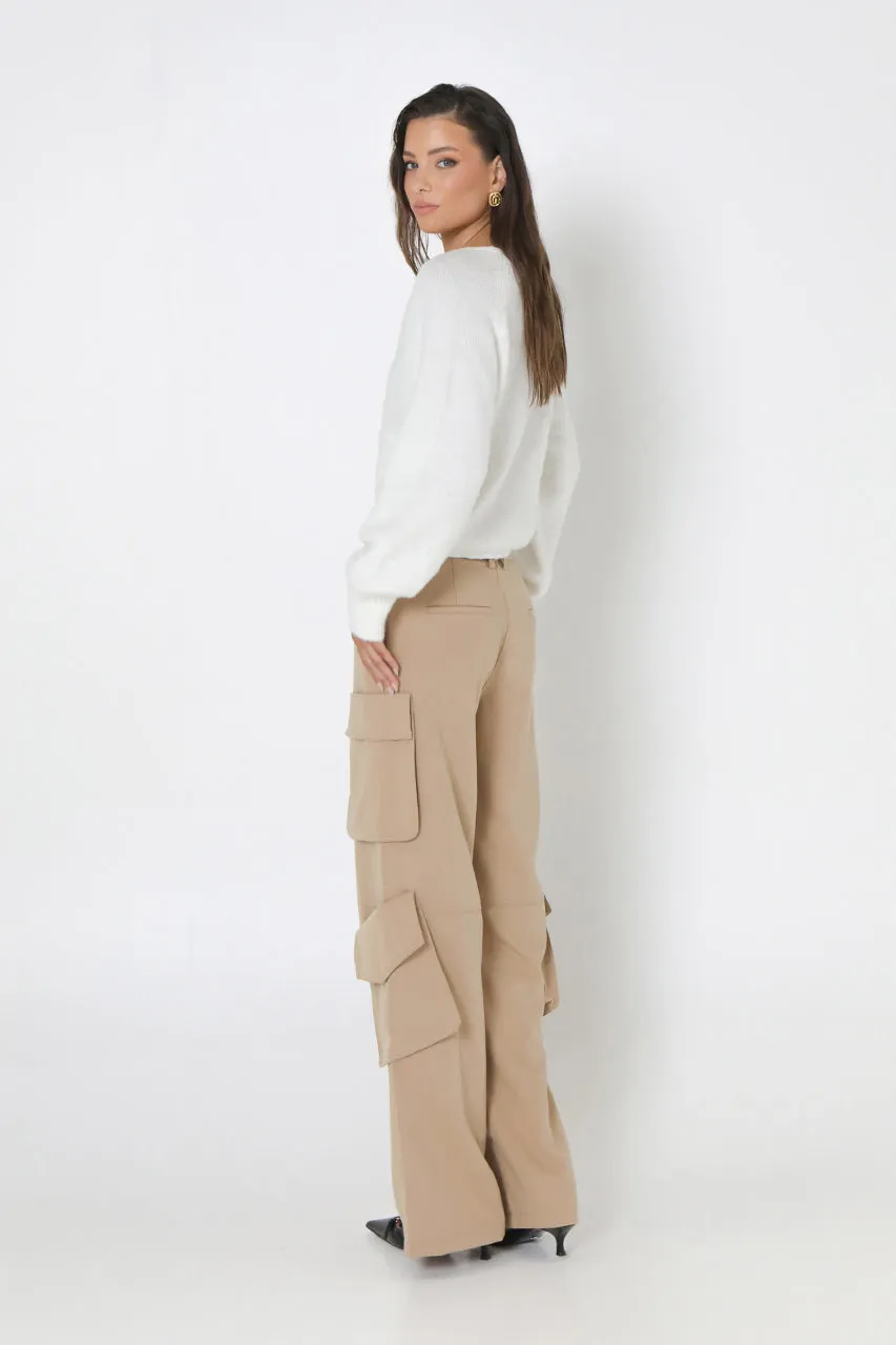 Kaya Knit Jumper | White