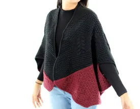 La Fiorentina | Knitted Cocoon - Black/Bordeaux