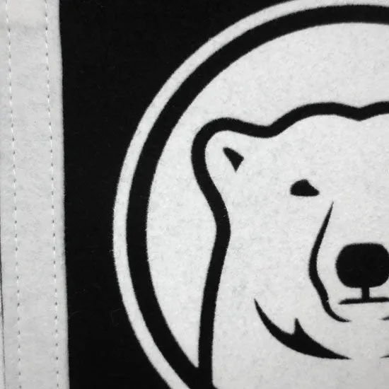 Large Bowdoin Pennant with Mascot Medallion