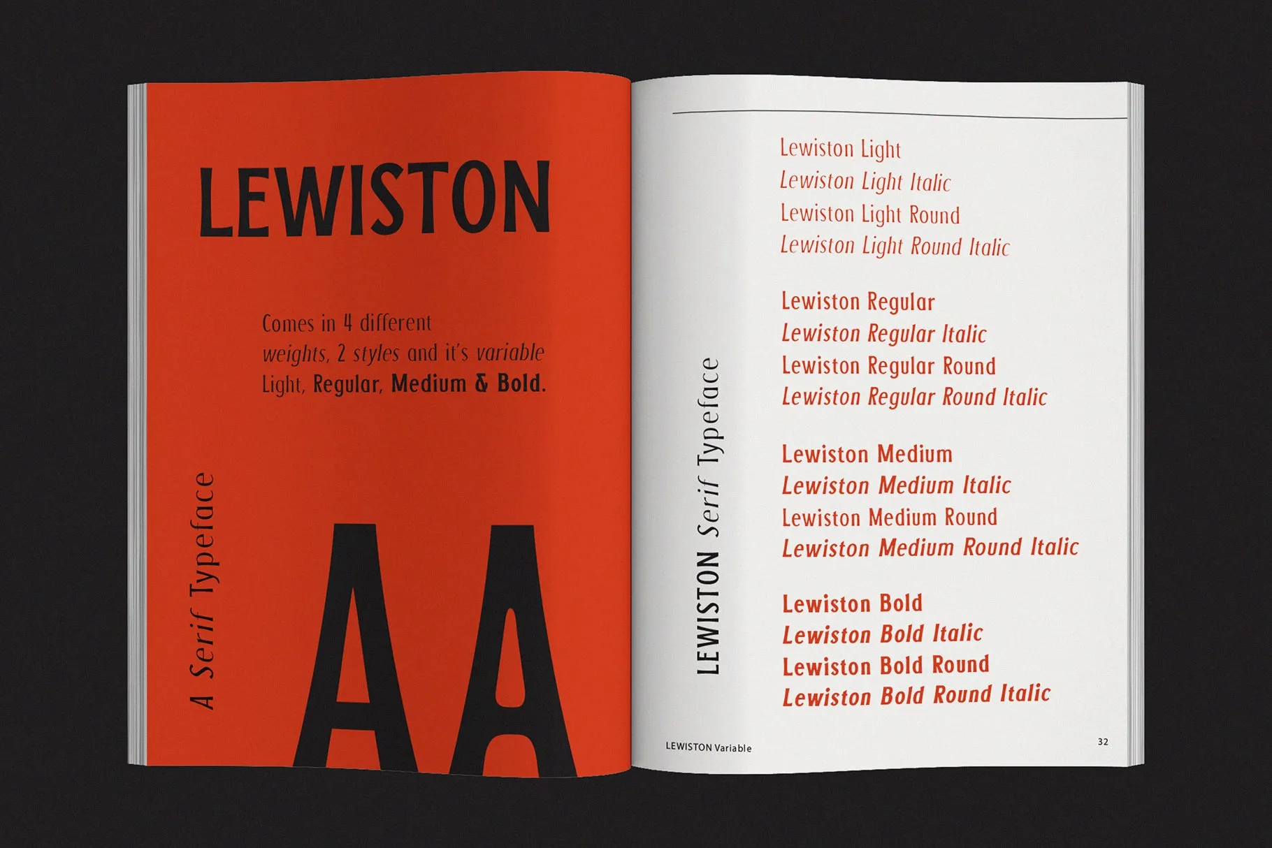LEWISTON: A Serif Typeface