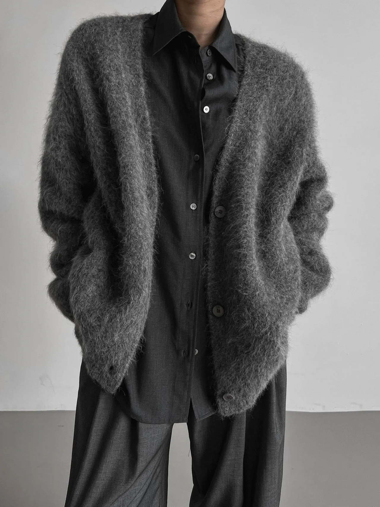 LUXE ALPACA OVERSIZED CARDIGAN