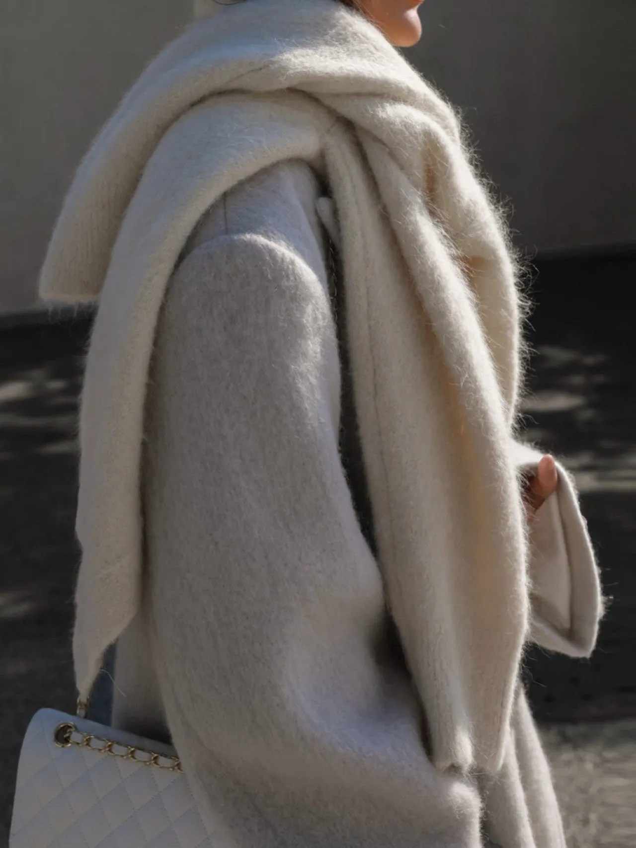 LUXE ALPACA OVERSIZED CARDIGAN