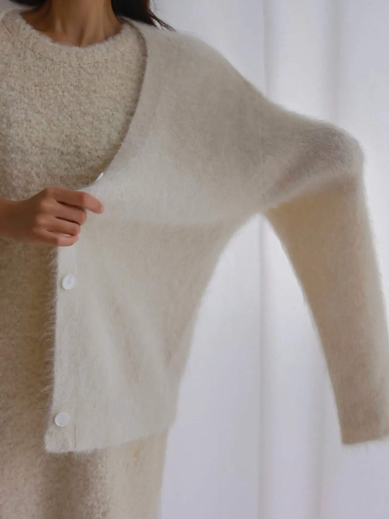 LUXE ALPACA OVERSIZED CARDIGAN