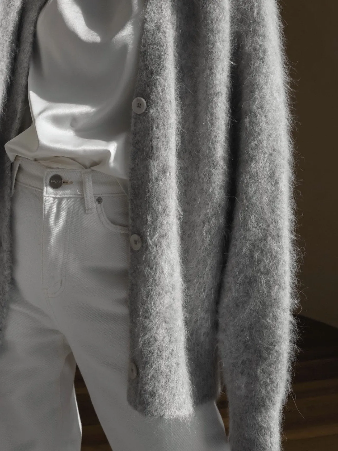 LUXE ALPACA OVERSIZED CARDIGAN