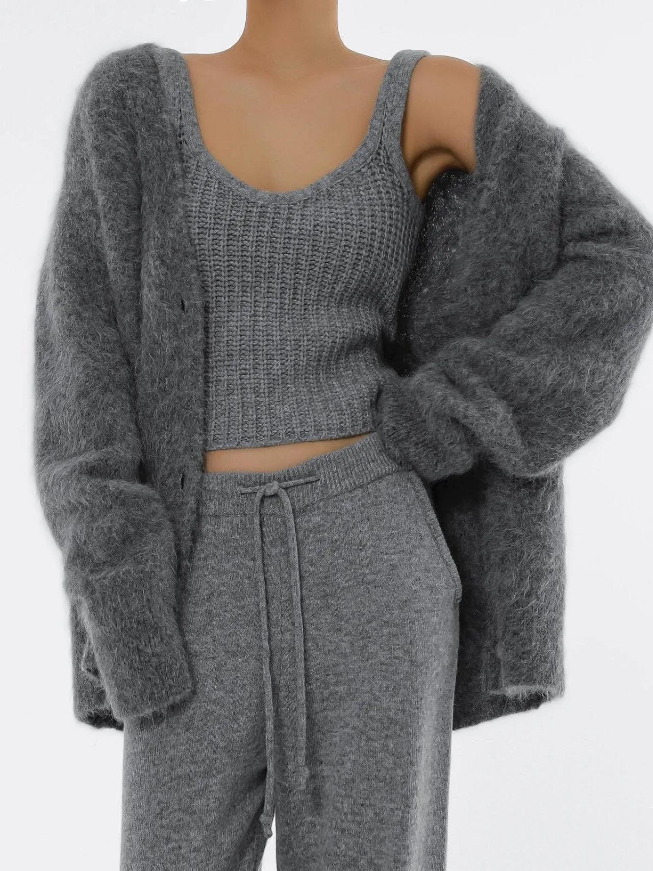 LUXE ALPACA OVERSIZED CARDIGAN