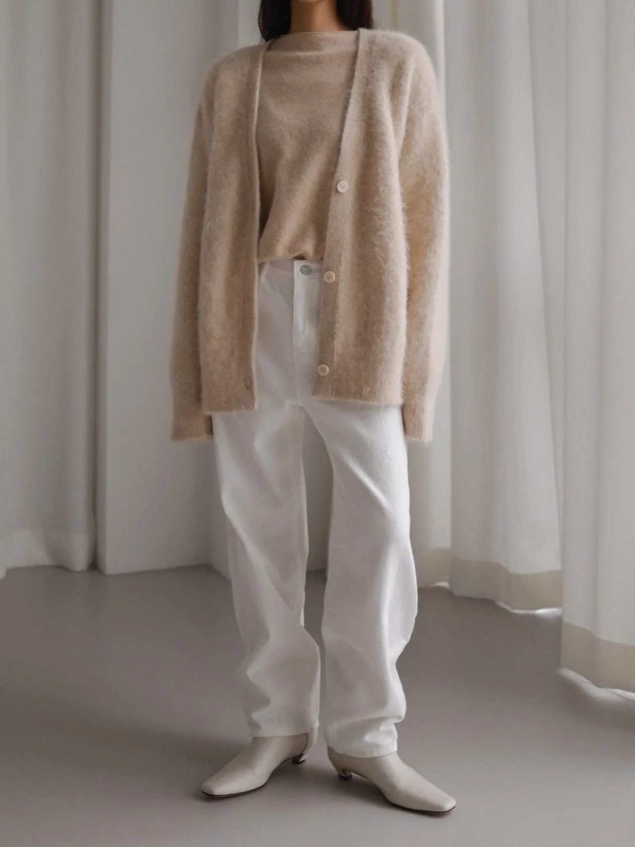 LUXE ALPACA OVERSIZED CARDIGAN