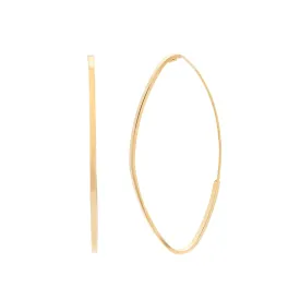 Marquise Hoops | 10K Gold