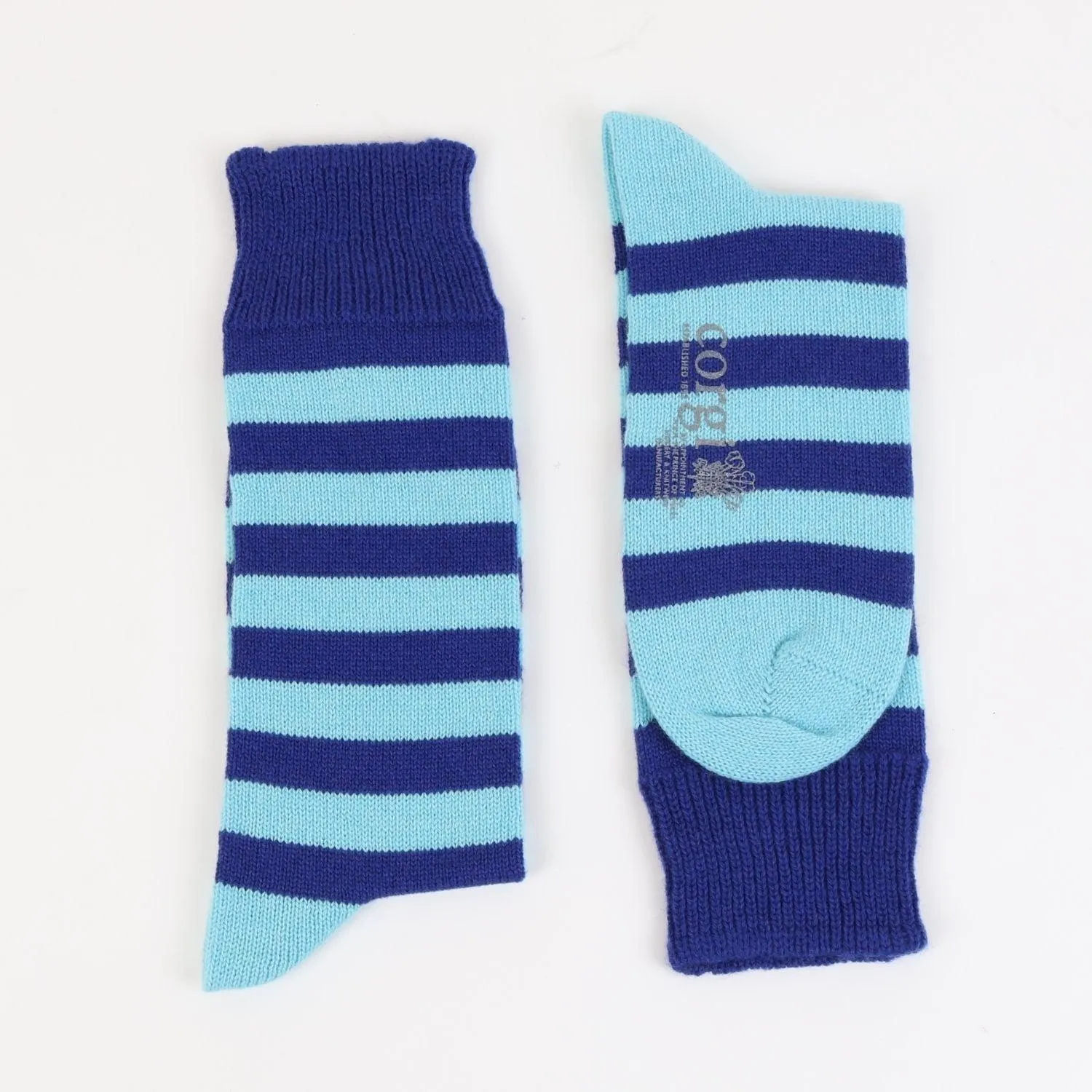 Men's Luxury Striped Cashmere & Cotton Socks