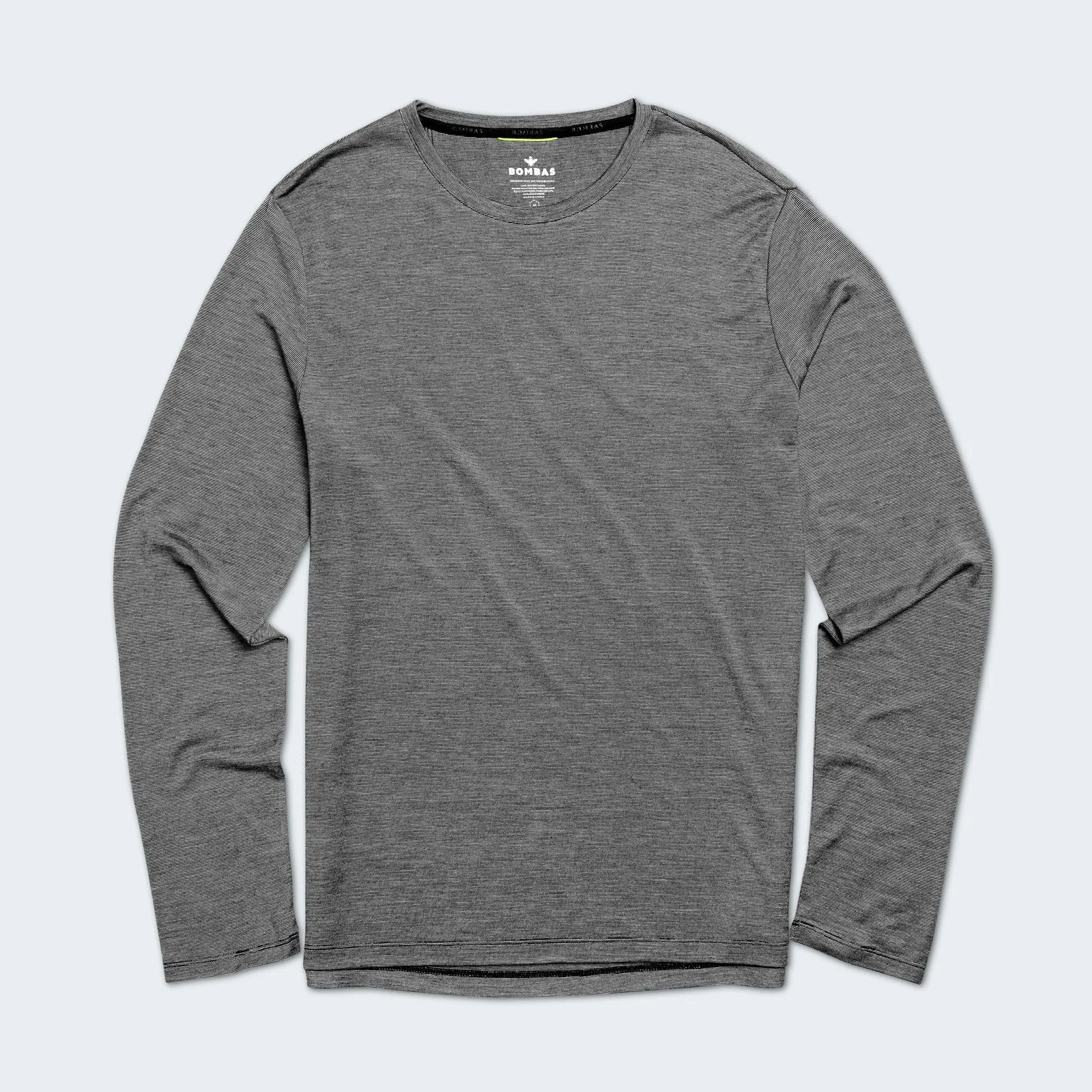 Men's Merino Wool Crew Neck Long Sleeve T-Shirt