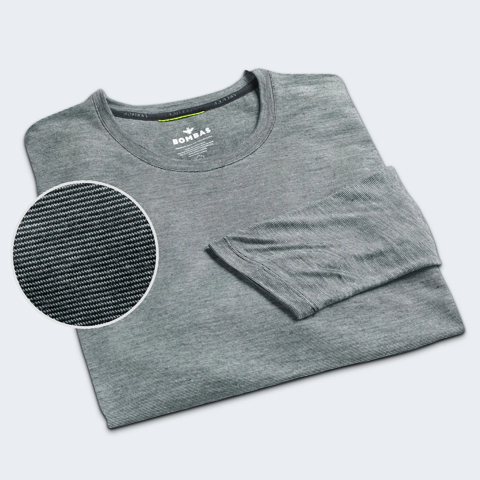 Men's Merino Wool Crew Neck Long Sleeve T-Shirt