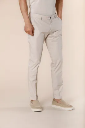 Milano Style pantalone chino uomo in gabardina stretch extra slim fit ①